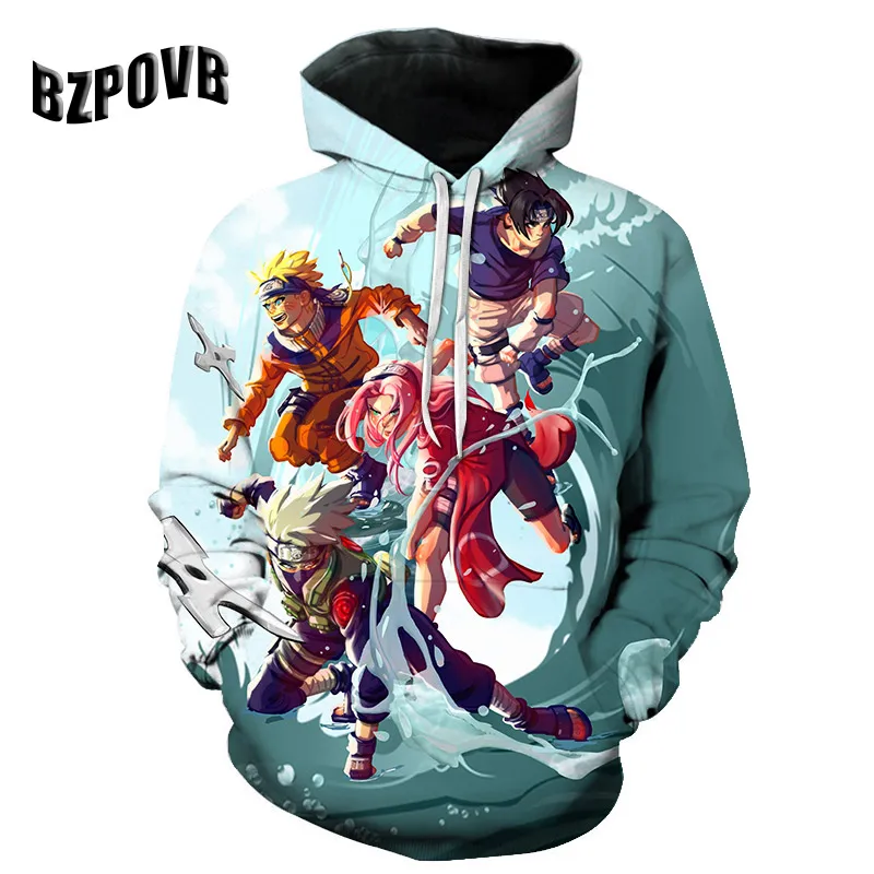 

Naruto 3D cartoon hoodie pocket hoodie sweatshirt pullover cool long sleeve tunic fashion hoodie for men and women s-6xl