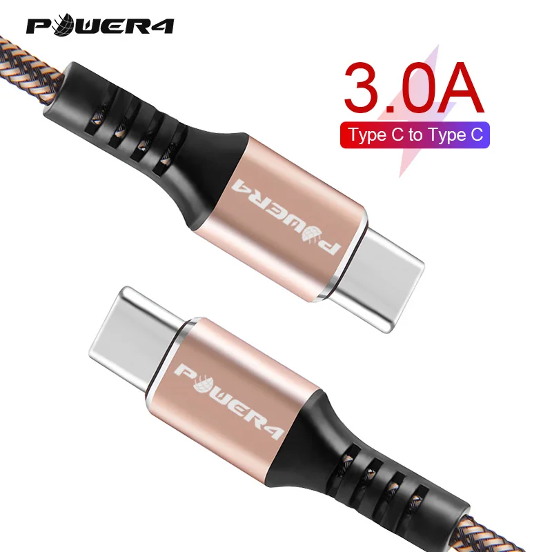 

Power4 USBC To USB Type-C Cable For iPhone Cable Charger Origin PD Fast Charging Cable Type C USB Support QC2.0/3.0/4.0