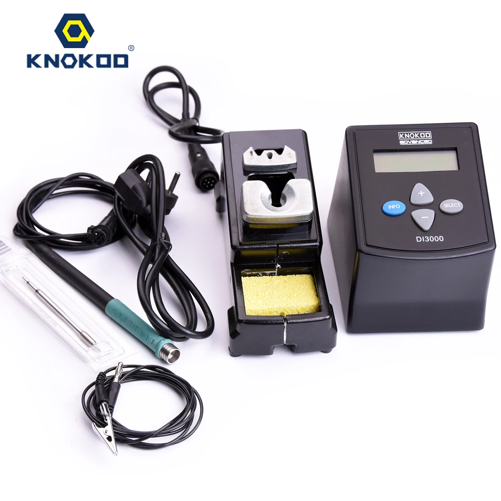 

75W DI3000 ESD Safe Digital Display Intelligent Temperature Control Soldering Station with C245 Solder Iron Tips