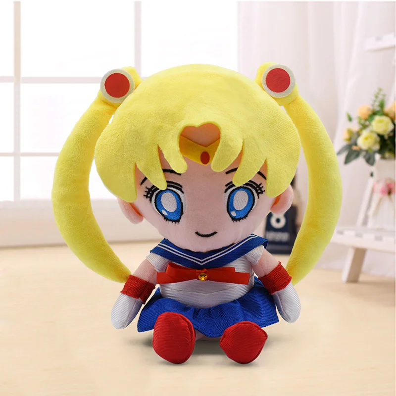 

Sailor Moon Tsukino Usagi Kids Plush Toy 21cm Cartoon Anime Soft Stuffed Peluche Doll Children Toy Gift