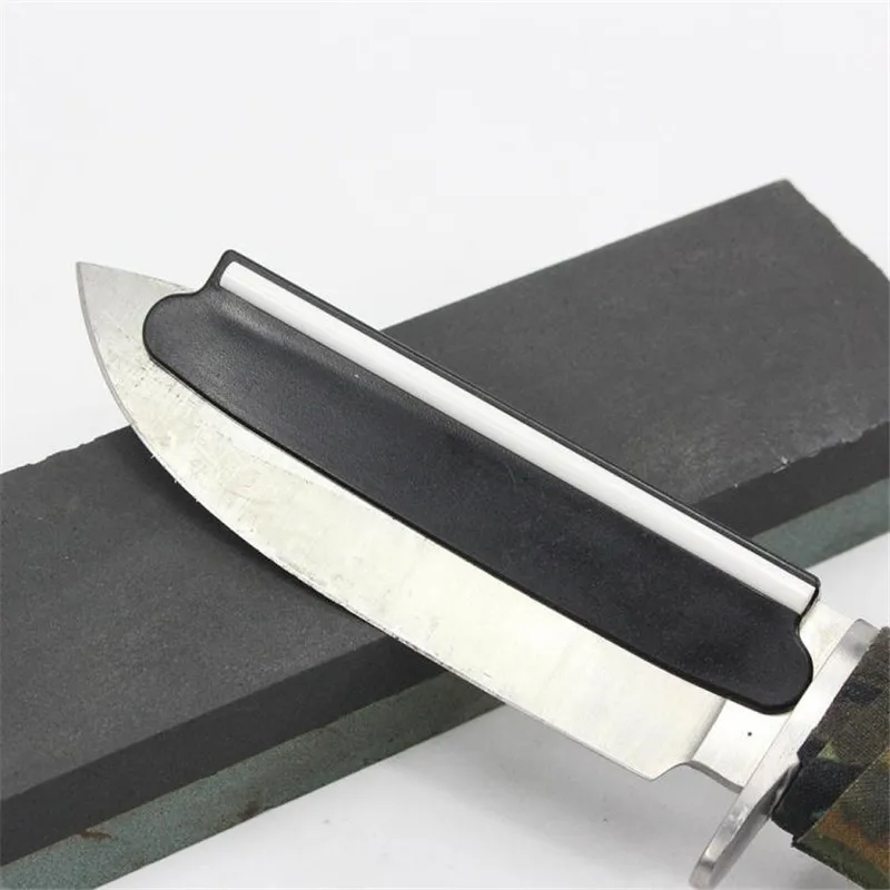 Двусторонняя 400#600# точилка для ножей Камень Алмазные точильные камни садовые ножи инструменты для заточки кухонных уличных точилок для выживания