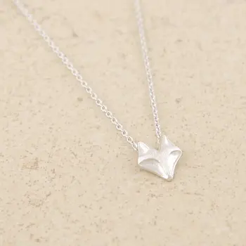 

Fashion Fox Necklace in Silver