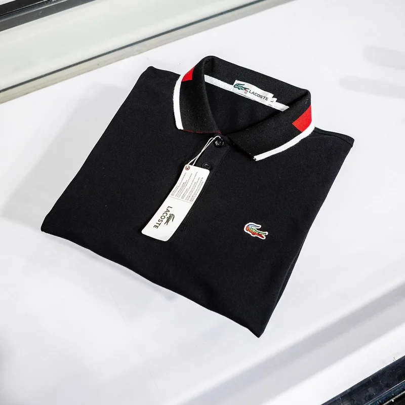 LACOSTE LEGEND Running Shirt Men Quick Dry Breathable Golf T-Shirts Running Slim Fit Summer Tees Sport Fitness New Arrival