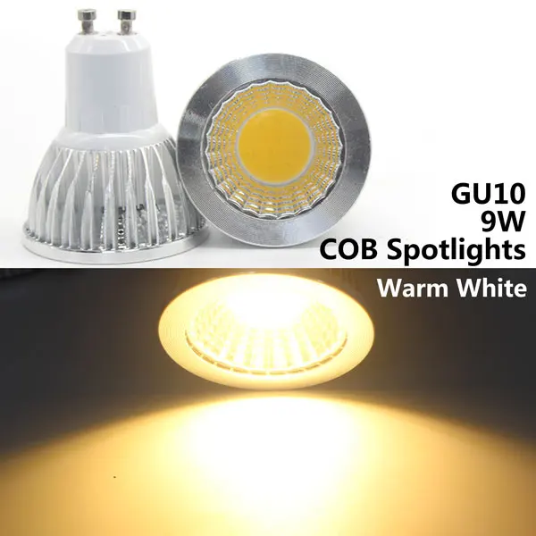 Самая низкая цена светодиодный лампа светодиодный GU10 Коб 9 Вт светодиодный прожектор Теплый Холодный белый MR16 12V rgb светодиодные лампы E27 E14 5 Вт RGB лампада 16 Цвет сменить светодиодный - Испускаемый цвет: Красный