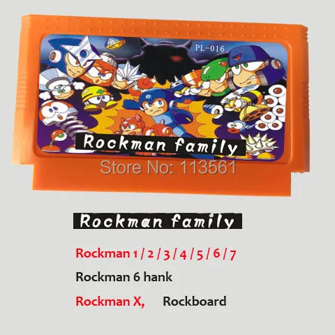Лучшие продажи 8 бит картридж редкая игра корзина горячие подарки для детей-Rockman family