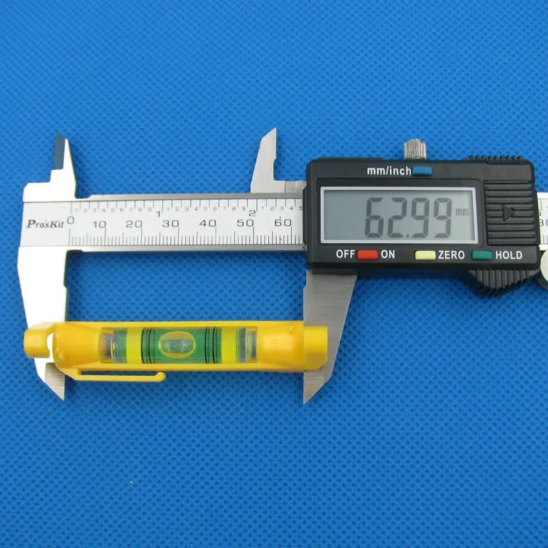 HACCURY пластиковый желтый цвет ручка уровень фоторамка уровень инструменты мини спиртовой уровень с пластиковой крышкой