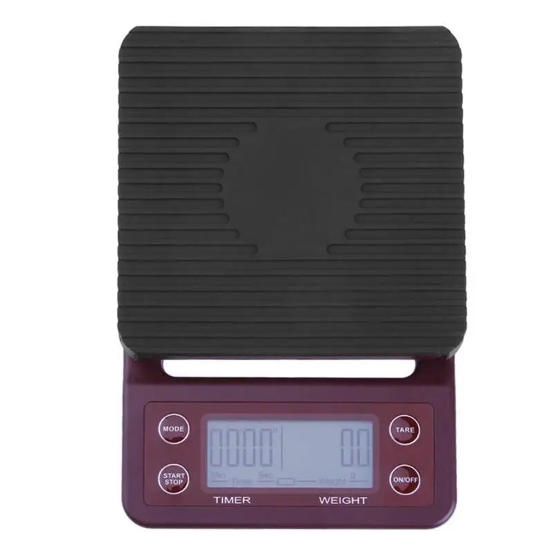 

5kgx0.1g/0.5g Profession LCD Digital Weight Scale with Timer Electronic Timer Balance Food Balance Kitchen Scale