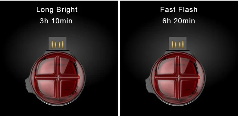 Автоматическая зарядка через usb велосипедные фары Задний фонарь непромокаемый Велоспорт интимные аксессуары тормоза индукции черПредупреждение