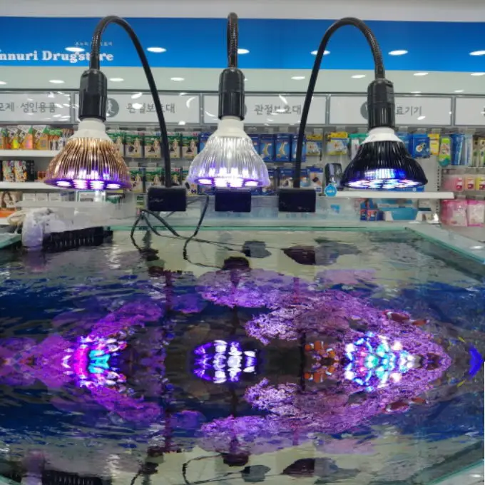

full specturm LED Aquarium Light Bulb Par 38 E27 for Coral Reef Fish Saltwater Freshwater Nano Tank Plant Growth Place