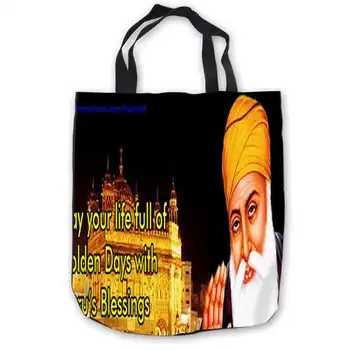 

Custom Canvas guru-nanak-jayanti-in-hindi (1) ToteBags Hand Bags Shopping Bag Casual Beach HandBags Foldable 180911-04-49