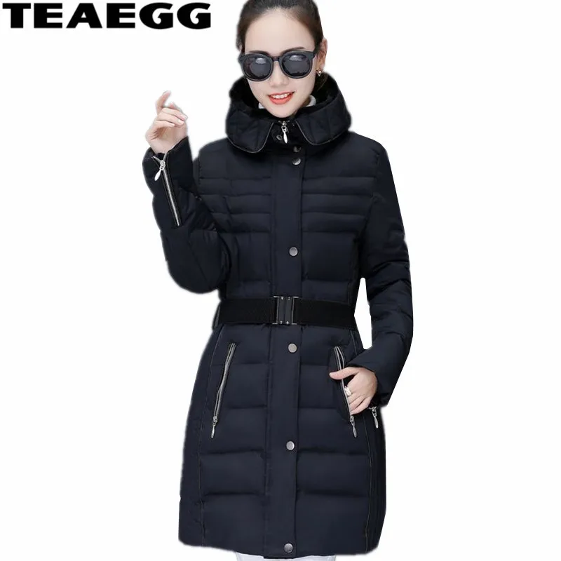 TEAEGG Plus Size 5XL Cotton Padded Jacket Winter font b Women b font font b Clothing
