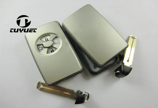 Toyota Corolla Reiz RVA4 Smart Card Shell 3 Buttons With Key Blade(4)-2