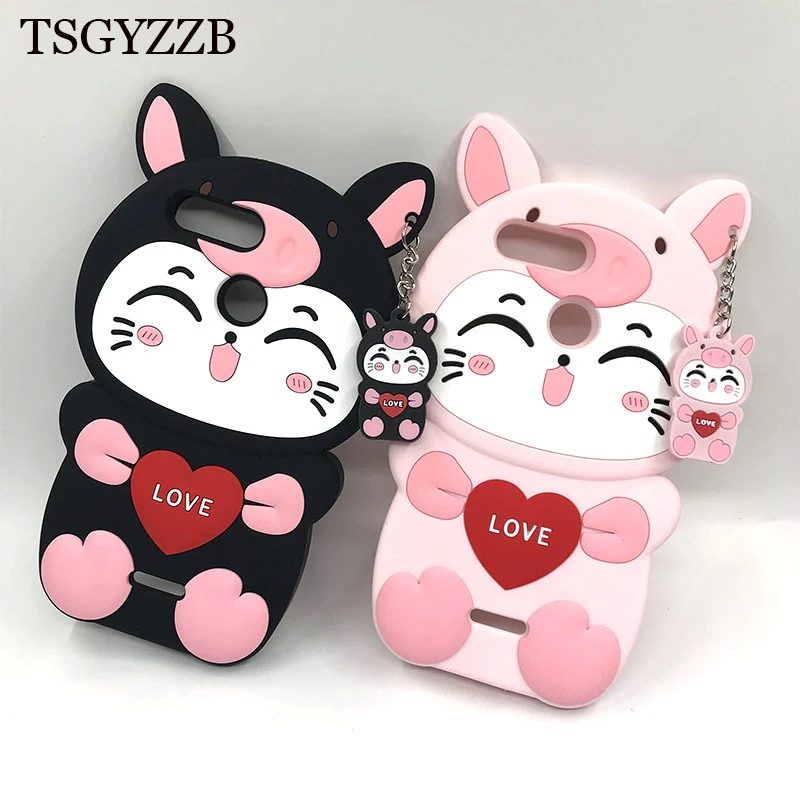 3D милый чехол Love Lucky Cat для Xiaomi Redmi 6 6A A мягкие силиконовые чехлы телефонов Xiomi Redmi6