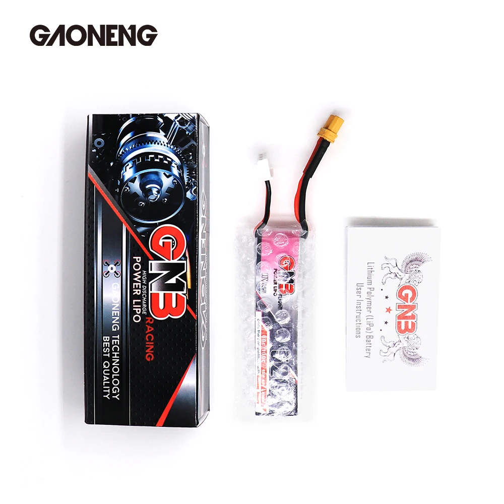 4 шт Gaoneng GNB 520mAh 4S 15,2 V 80C/160C HV Lipo батарея с разъемом XT30 для Beta85X Whoop Micro FPV Racing DroneCine WOOP