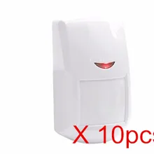 Высокое качество 10 шт. белый инфракрасный детектор беспроводной GSM сигнализация 433 МГц для дома охранная сигнализация