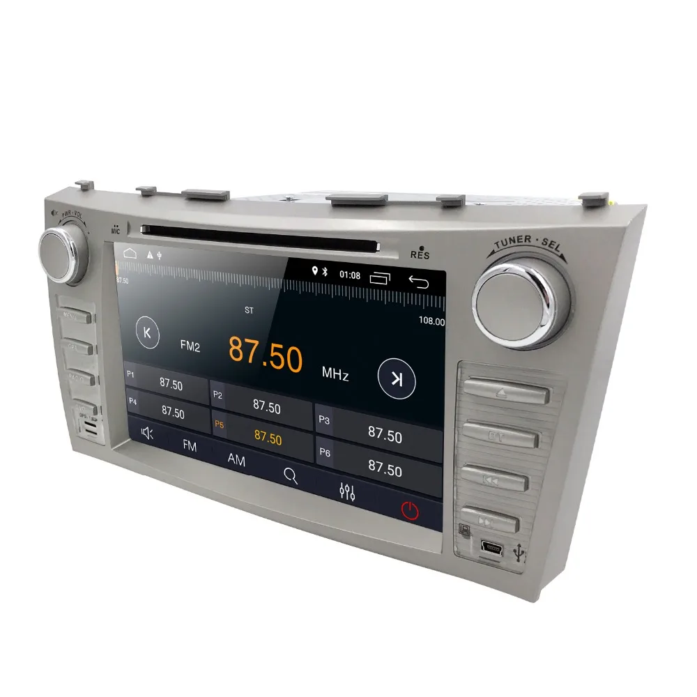 Flash Deal 8inch 2 din quad core Android 8.1 car DVD player for Toyota Camry 2007-2011/Aurion 2006-2011 with SWC GPS Navigation BT wifi4g 2