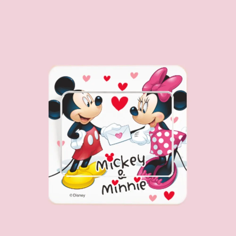 Наклейки для детской комнаты 6 шт./лот Disney Микки и Минни можно снять декоративные