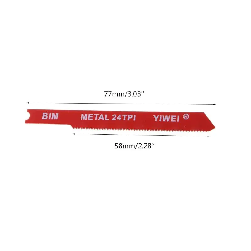 Китай 2019 Новый 5 шт Прочный u-хвостовик Бим бим-Металл 3 ''24 TPI лезвие для сабельной пилы резак для резки металла