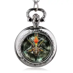 Винтаж стимпанк кварцевые карманные часы Fob часы ожерелье унисекс кулон с цепочкой подарок HB1039