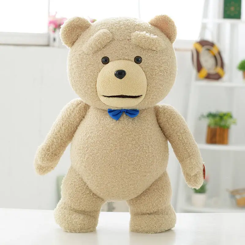  Big Talking Ted Bear speaking plush toys Teddy Electronic stuffed animals for children girls boys b