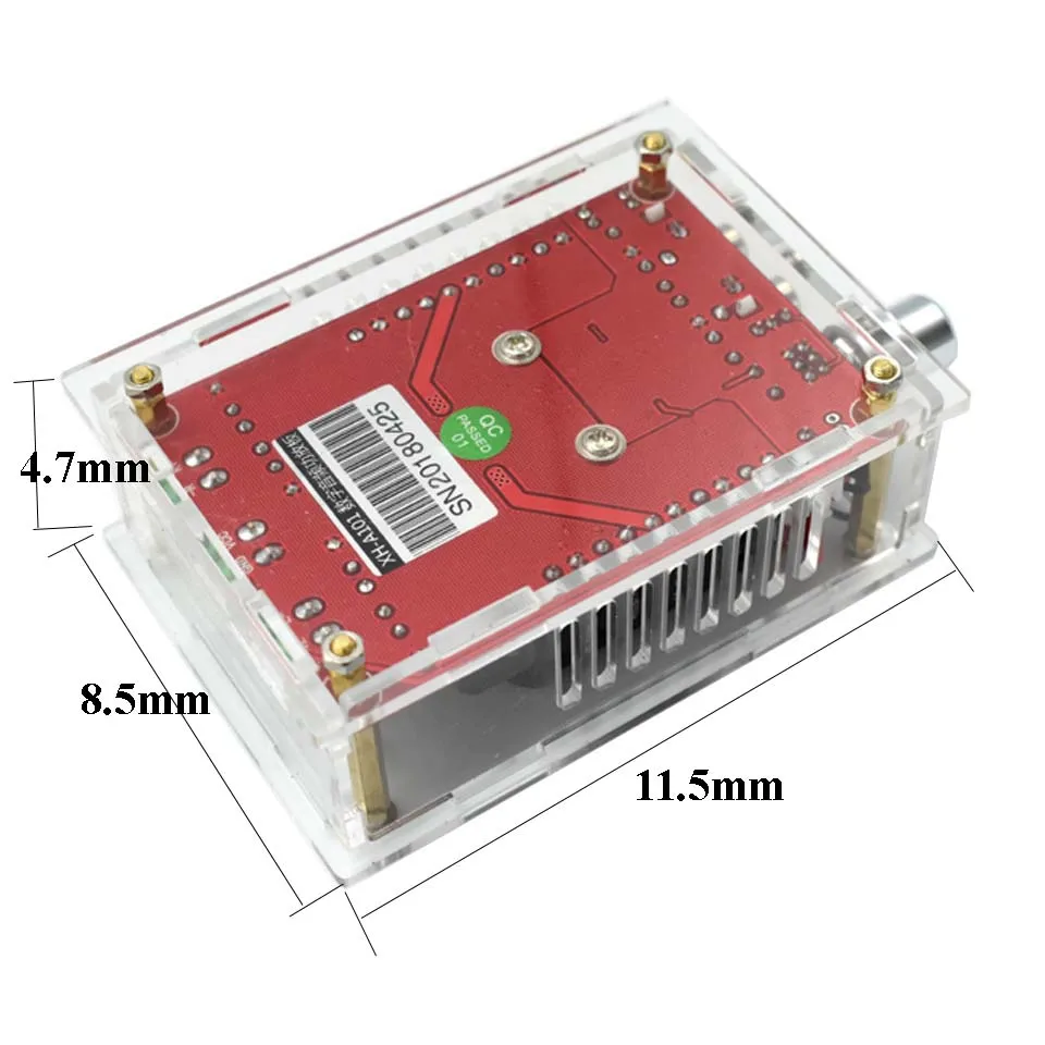 XH A101 TDA7498 100W + DC9 34V 24V Плата цифрового усилителя высокой мощности с чехлом и