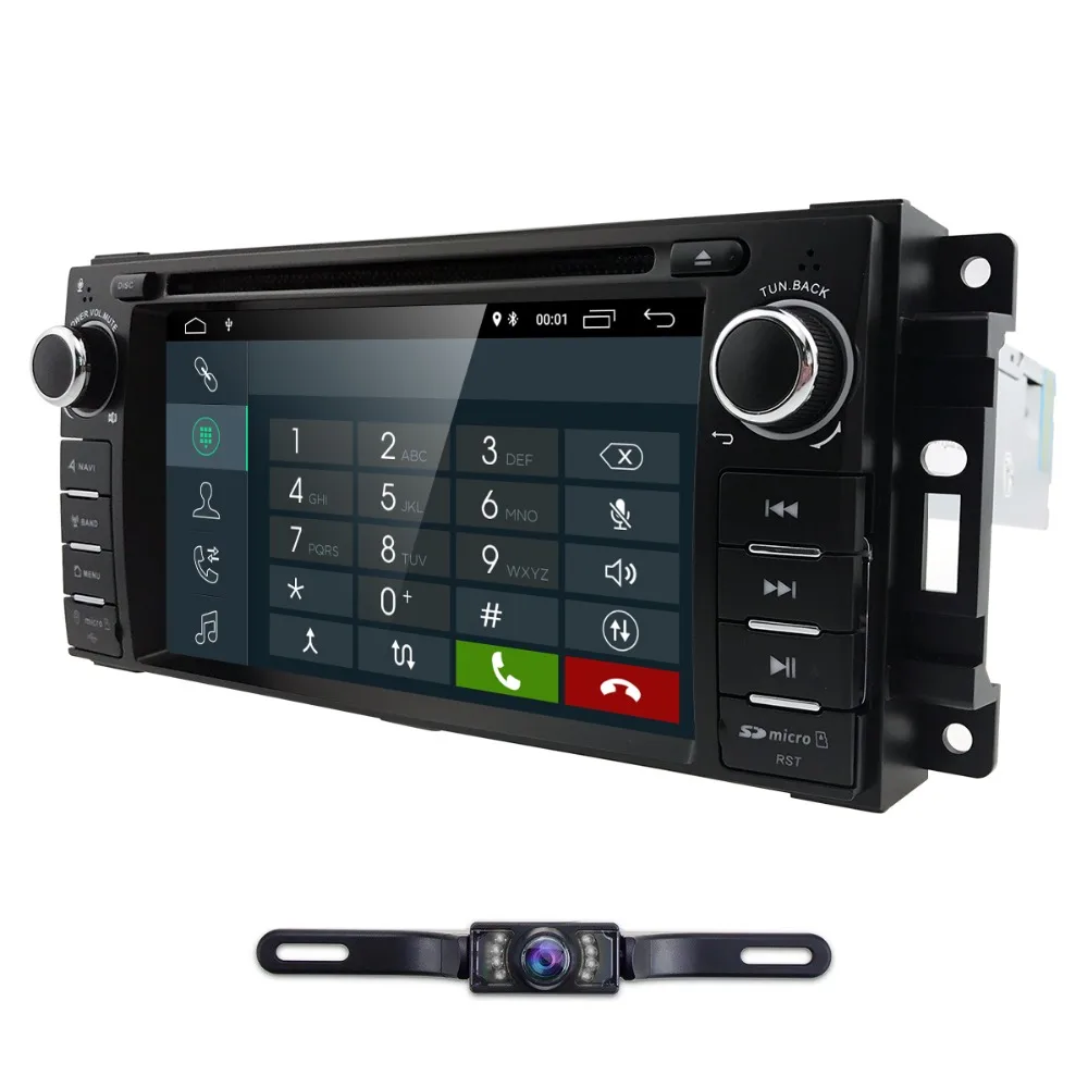 Discount 6.2Inch Car DVD Player For Chrysler/300C/Dodge/RAM/Jeep/Commander/Compass/Wrangler/Grand Cherokee CANBUS GPS BT Radio Maps 2GRAM 2