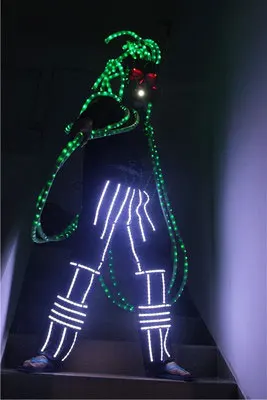 Новые крутые лазерные штаны для волос неоновые маски светильник светодиодный ночной клуб бар Хэллоуин вечерние Маскарад реквизит для выступлений светится в темноте - Цвет: Laser pants