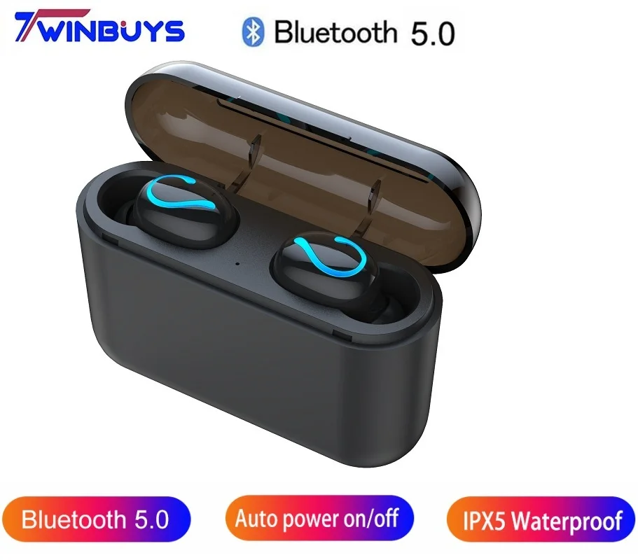 Беспроводные наушники Bluetooth 5 0 TWS гарнитура музыкальные водонепроницаемые стерео