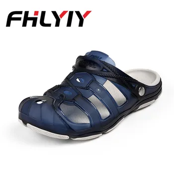 

Men Sandals Summe Beach Breathable Slippers Breathable Non-Slip Slippers Casual Outdoor Indoor Male Flat Fashion Sandals
