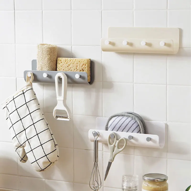 

Modern Creative Key Holder Kitchen Bathroom Hanger Hook Home Organizer Accessory Home Adhesive Hooks Key Holder
