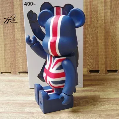 

Hot Sale Bearbrick British Style 400% Large Size Decoration Doll 28cm W/ Original Box
