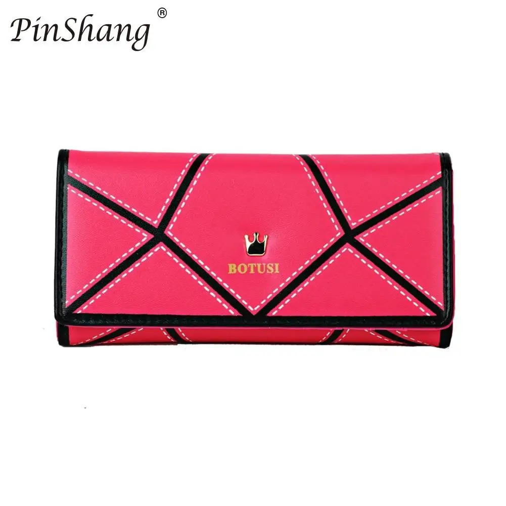 

PinShang Stylish Stitching Hit Color Clutch Wallet Leisure All-match Envelope Package KZ10