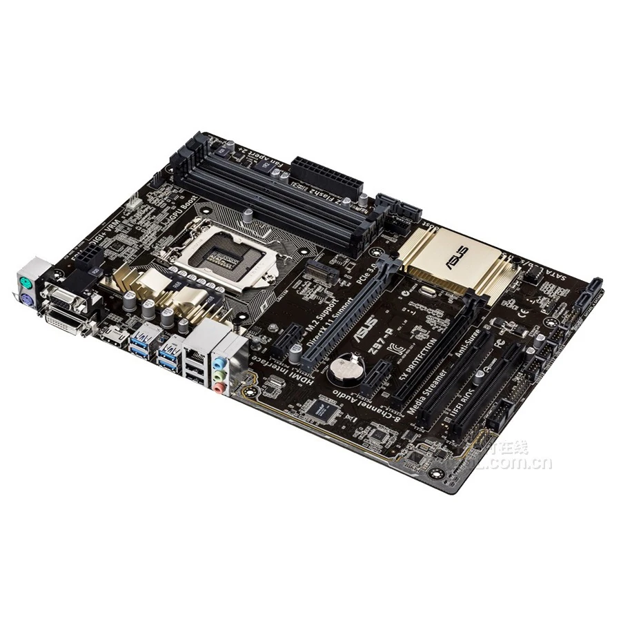 LGA 1150 DDR3 Z97 для ASUS Z97-P оригинальная материнская плата USB 3,0 32G Z97P настольная материнская плата SATA 3 материнская плата PCI-E X16 б/у