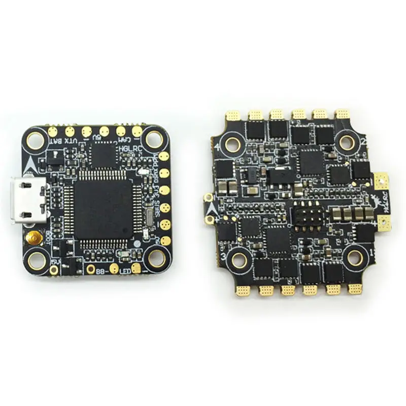 HGLRC XJB F438 Flytower Micro F4 Контроллер полета AIO OSD BEC& 33A 4 в 1 BLheli_S DShot600 ESC