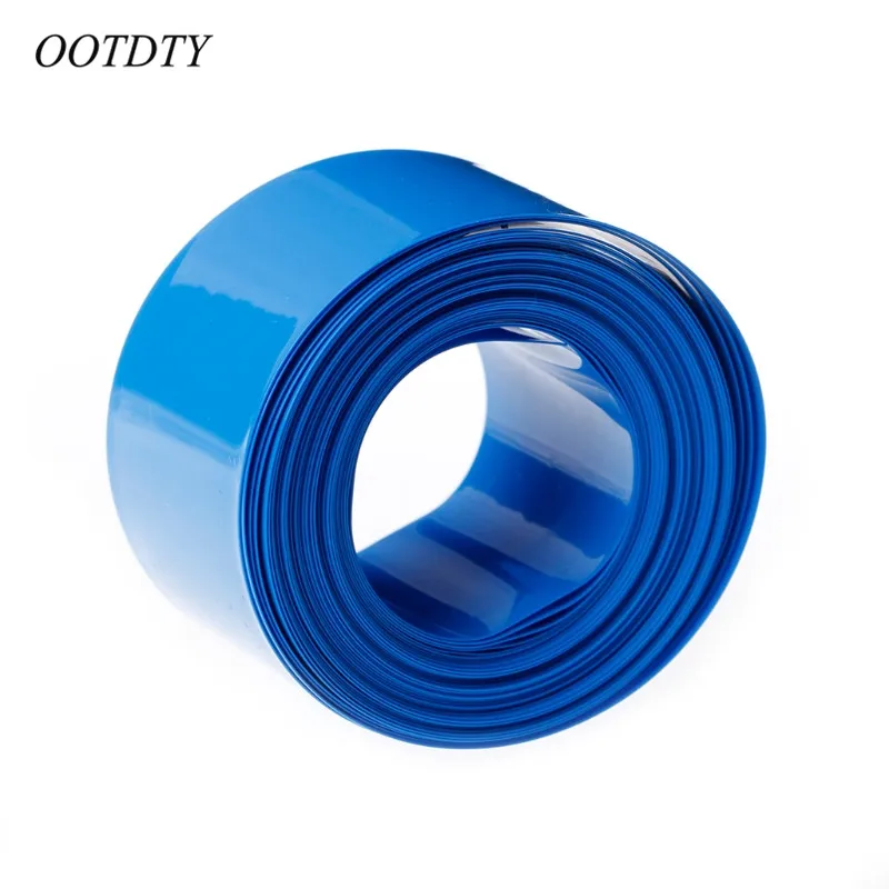 

OOTDTY 5M (18650 18500 Battery)18.5MM in Round PVC Heat Shrink Tubing Tube Wrap Kits Clear 5 Colors