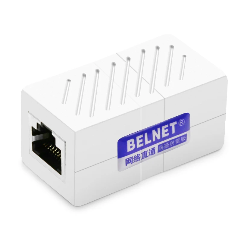 BELNET rj45 разъем 8p8c Женский utp rj45 усилитель локальной сети lan кабель-переходник cat5e rj45 встроенный соединитель