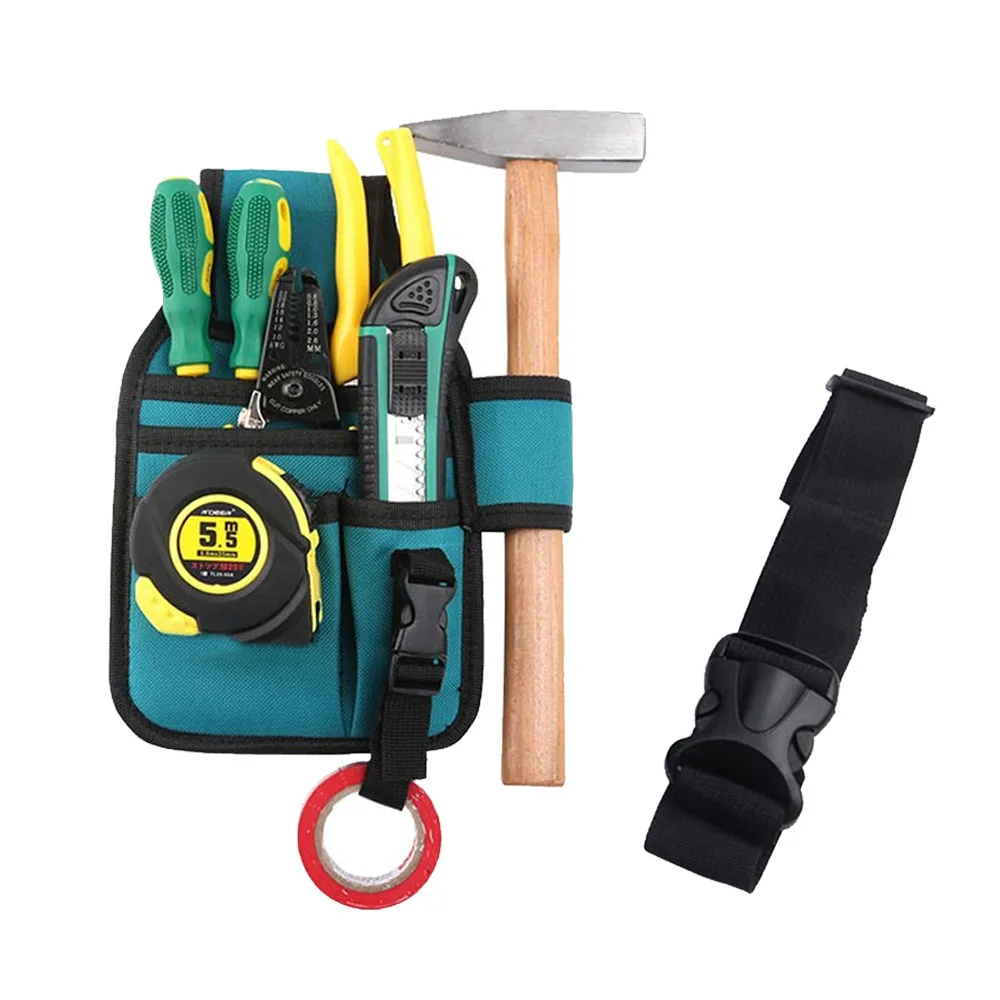 

Utility 600D Oxford Fabric Screwdriver Plier Hardware Waist Holder Tool Bag Electrician Pocket Belt Pouch Bag Organizer Toolkit