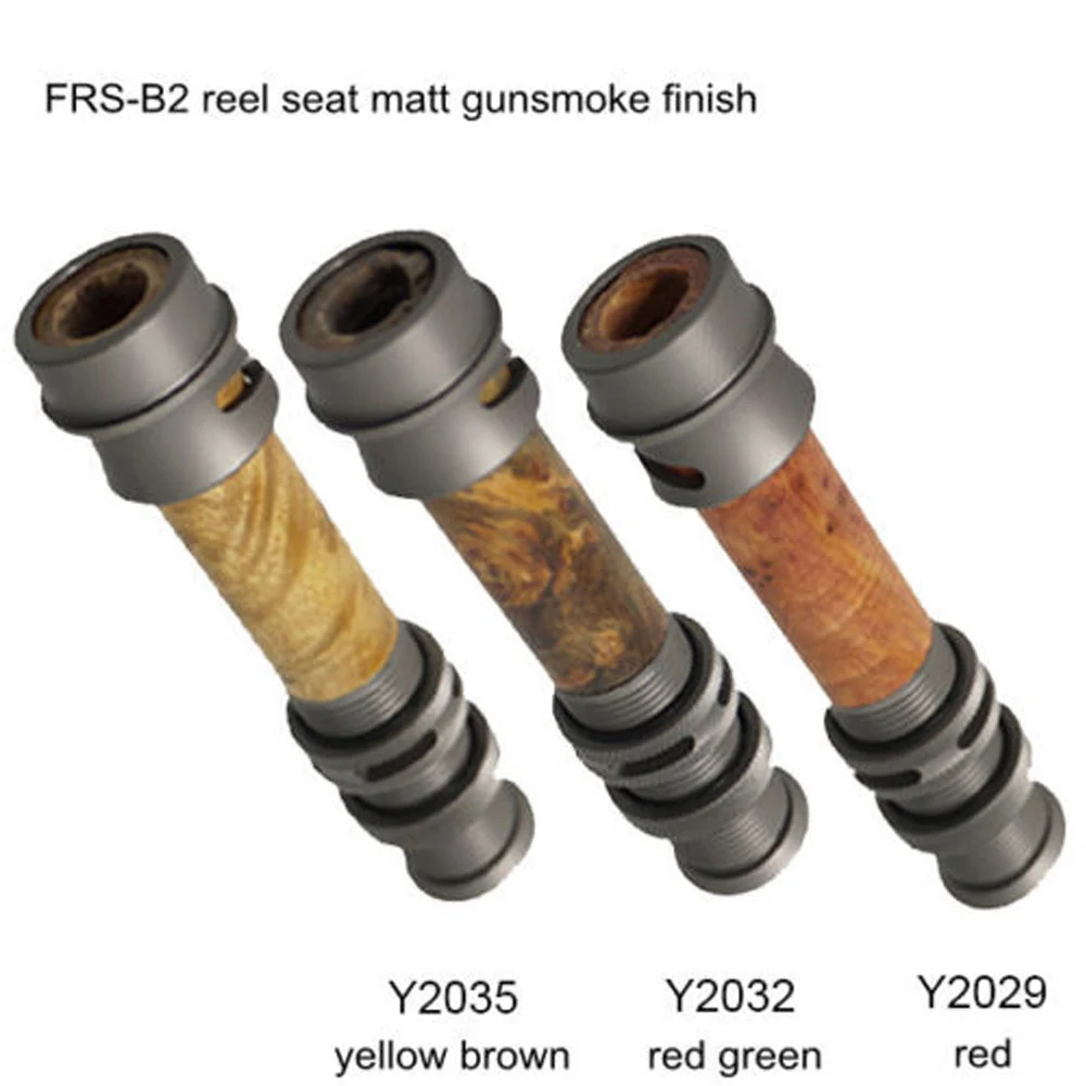 Riverruns Classic Design Light Weight Fly Rod Reel Seat Matt Gunsmoke