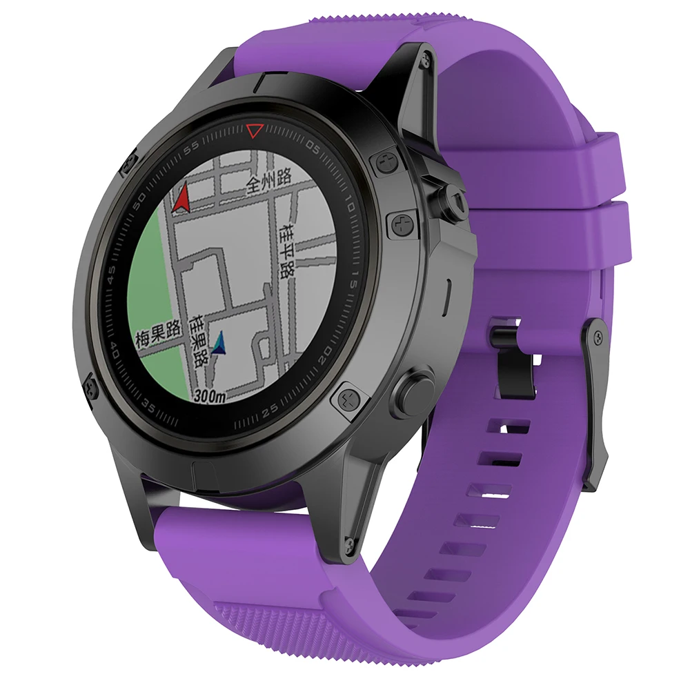 Smart Watch Silicone Wrist Band Strap Bracelet for Garmin Fenix5X/Descent Mk1/Fenix3 HR/Fenix3Sapphire/Quaitx3/Tactix Bravo Smart Watch Silicone Wrist Band Strap Bracelet for Garmin Fenix5X/Descent Mk1/Fenix3 HR/Fenix3Sapphire/Quaitx3/Tactix Bravo