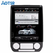 Android 7.1 Tesla style Car No DVD Player GPS Navigation For Ford F150 2009-2014 multimedia player tape recorder unit Manual AC 