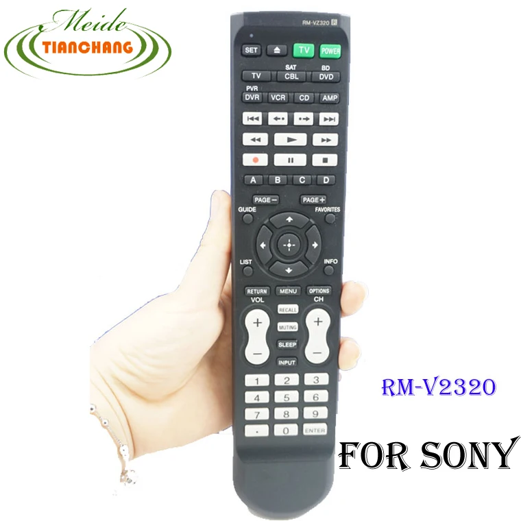 

4Pcs/lot Used Original SYSTEM RM-VZ320 universal remote control 7 Compatible Components TV For SONY