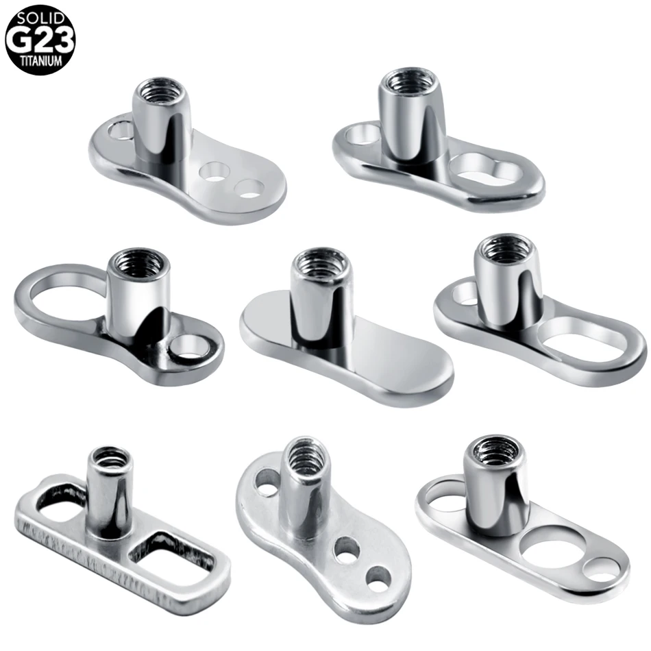Buy 10pcs G23 Titanium Dermal Anchor skin diver base