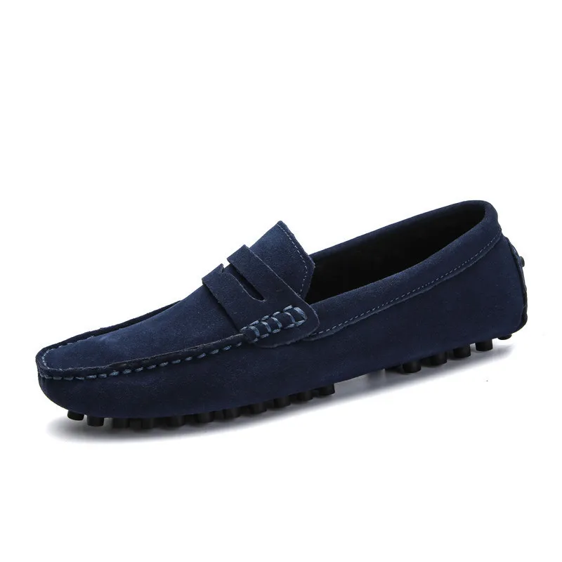 

Brand Summer High Quality Soft Flat Shoes Male Casual Driving Shoes Slip On Lazy Men Flats Moccasins Loafers