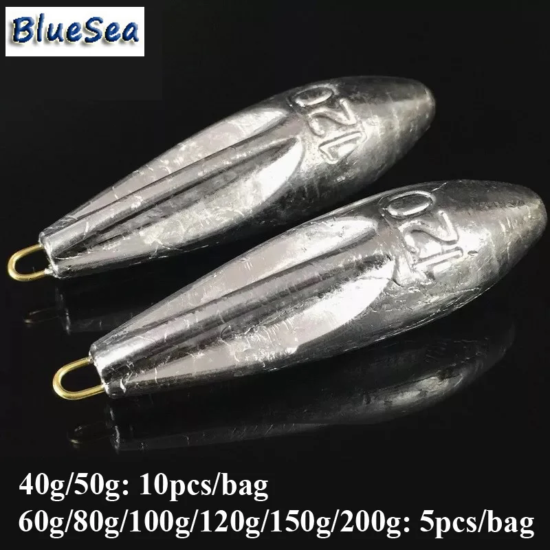 

BlueSea Big Heavy Quadrangle Lead Fishing Sinkers DiaMond Fishing Weights Spiral Far Distance Lead Sinkers For Sea Fishing