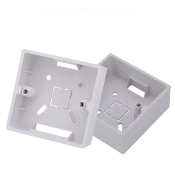 

20pcs 86 Type Wall Mounted Bottom Box PVC Wire Wiring Box for 86 Type Switch Socket Universal Bottom Box