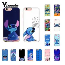 Yinuoda Мягкий силиконовый чехол для телефона из ТПУ с милым рисунком Лило Ститч для iPhone 8 7 6 6S Plus X XS MAX 5 5S SE XR 10