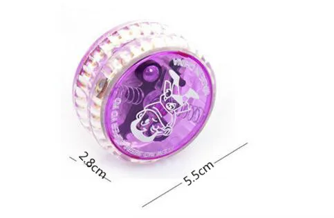 2Pcs/lot High Speed YoYo Ball Luminous Flashing Child Clutch Mechanism Yo-Yo Toys for Kid Entertainment Children Gift ZXH