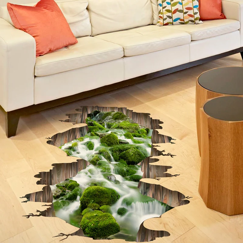 Shijuehezi Autocolante Pentru Podele De 3 Culori Verde Culoare