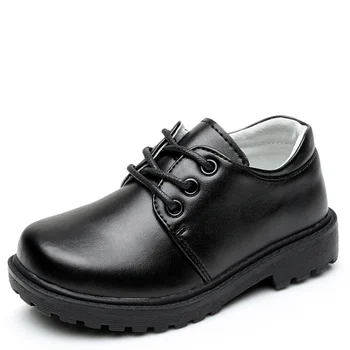 

Boys Genuine Leather Shoes for Kids Wedding Show School Dress Flats Shoes Light Classic Children Performance Loafer Moccasins