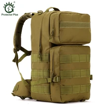 Al aire libre Deporte Militar Mochila Táctica Senderismo Escalada Bolsas de Viaje de Camping Mochila Táctica Bolsa de Deporte 55L Camuflaje S407
